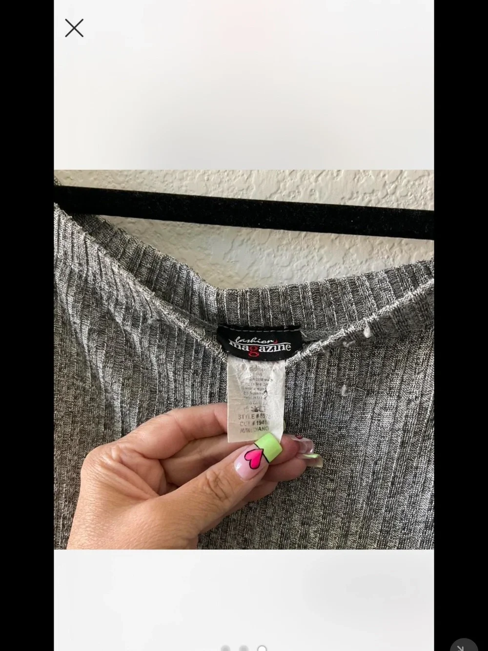 Fashion Magazine Silver Ribbed Off-Shoulder Midi Dress